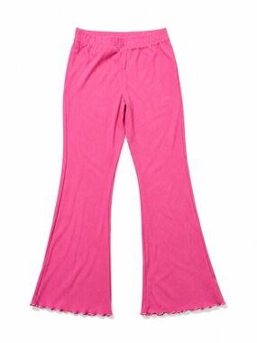 Wild Fable Pink Ribbed Flare Leggings | Women’s Large | Y2K Lounge Pants